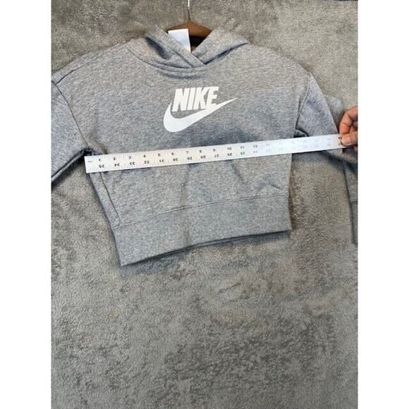 Nike Unisex Sportswear Club Fleece Crop Hoodie (Little Kids/Big Kids) - Picture 5 of 5